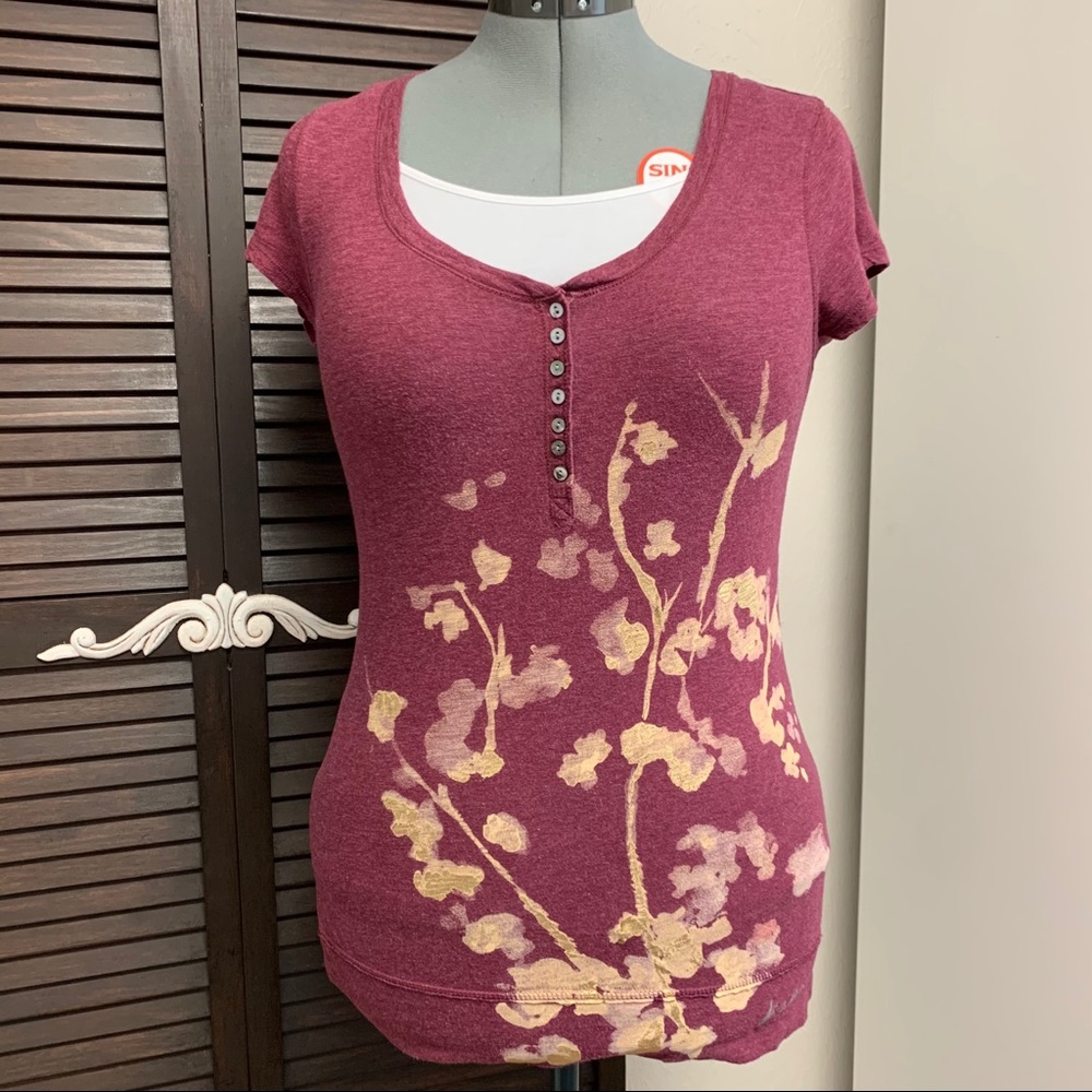 Aeropostale Cap Sleeve Tee